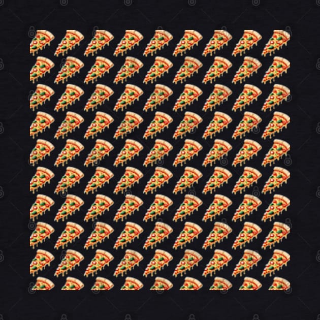 Pizza Slices Pattern by ArtFactoryAI